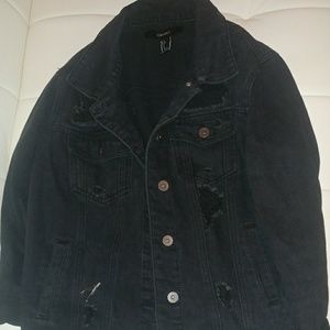 Black jean jacket